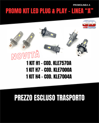 PROMO KIT LED PLUG & PLAY - LINEA A (3 KIT LED)