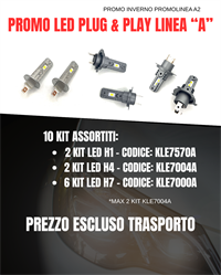 PROMO KIT LED PLUG & PLAY - LINEA A (10 KIT ASSORTITI)