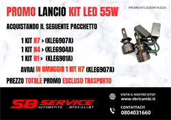 PROMO KIT LED 55W (4 KIT LED)