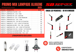 PROMO MIX LAMPADE ALOGENE 2025