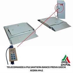 TELECOMANDO A PULSANTIERA BANCO PROVA GIOCHI XEDRA M42 REVISION.