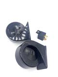KIT TROMBA ELETTROMAGNETICA BITONALE 12V (2 PEZZI)