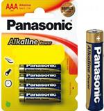 4 PILE ALCALINE LR03 1,5V  AAA Mini stilo 1,5 V PANASONIC