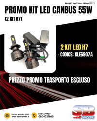 PROMO KIT LED CANBUS 55W (2 KIT H7)
