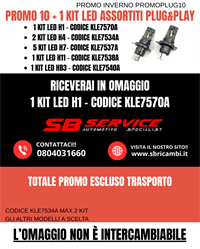 PROMO 10+1 KIT LED ASSORTITI PLUG & PLAY