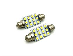 LAMPADA LED SILURO A 12 LED SMD 1210 360° 36mm 12V