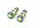 LUCI DI POSIZIONE A 2 LED SMD LATERALI  BA9S T4W 24V