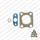 KIT GUARNIZIONI TURBINA JEEP RENEGADE FIAT 500X 2.0 d