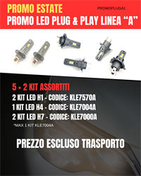 PROMO KIT LED PLUG & PLAY - LINEA A (5+2 KIT ASSORTITI)