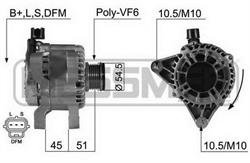 ALTERNATORE ALFA/ FIAT/ FORD /LANCIA /OPEL / SUZUKI 90A-14V