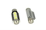 LAMPADA LED SILURO T11 C5W 3smd 5050 CANBUS colore BLU 36mm 24V