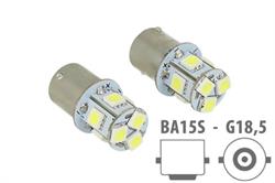 LAMPADA LED BA15S G18,5 R5W 24V COLORE BLU