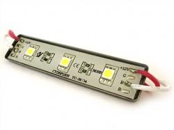 MODULO MATTONE LED 3 SMD 5050 Bianco Ghiaccio 12v IP67