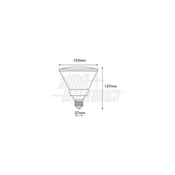 LAMPADA BULBO LED 3,2W - 230V - E27 BIANCO FREDDO