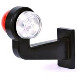 SEGNALATORE INGOMBRO BIANCO/ROSSO DX LED 12/24V