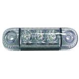 SEGNALATORE INGOMBRO BIANCO LED 12/24V