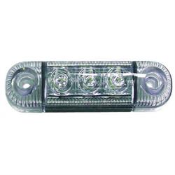 SEGNALATORE INGOMBRO BIANCO LED 12/24V