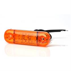 SEGNALATORE INGOMBRO ARANCIO 12 LED 12/24V