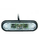 SEGNALATORE ING. POST II BIANCO LED 12/24V