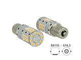 LAMPADA LED 1156 BA15S P21W  CAN BUS 25W ARANCIONE PER FRECCE