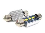 LAMPADA LED SILURO CAN BUS 12V CON 3 LED SMD CREE 3W 36mm 12V